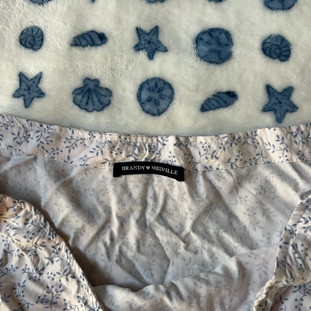 Brandy Melville Izzy Floral Mini Skirt
